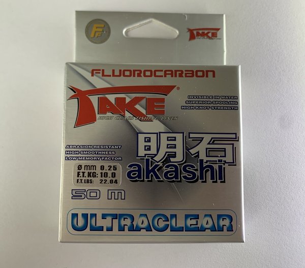 Take Akashi Fluorocarbon Ultra Clear 50m
